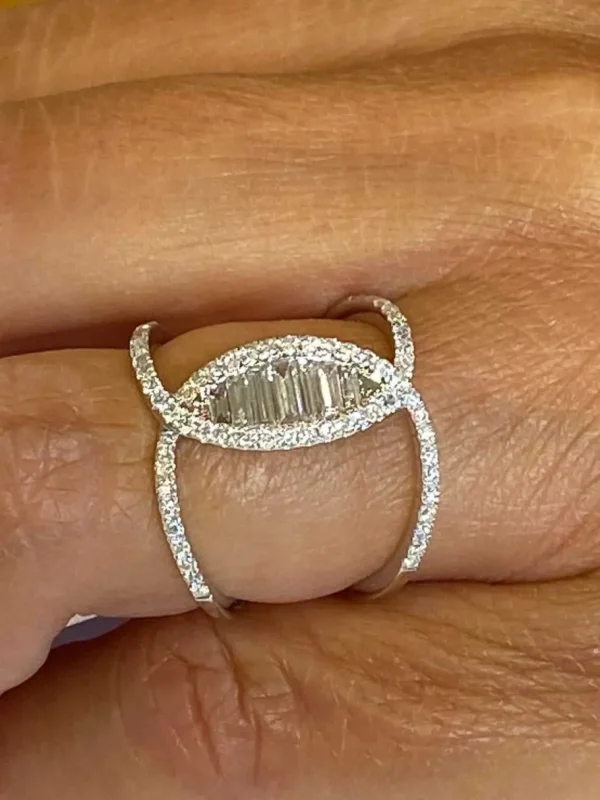 Roman Joyero Anillos<ABSALON, anillo de oro blanco con diamantes