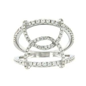 Roman Joyero Anillos<AGATON, anillo de oro blanco con diamantes