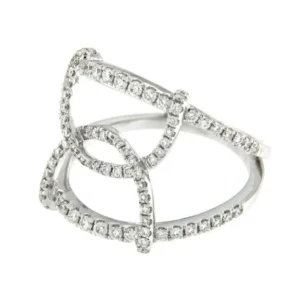 Roman Joyero Anillos<AGATON, anillo de oro blanco con diamantes
