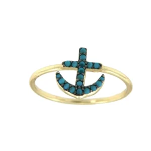 Roman Joyero Anillos<AGROPOLIS, anillo en plata de ley con turquesas