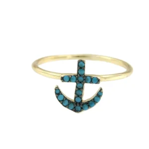 Roman Joyero Anillos<AGROPOLIS, anillo en plata de ley con turquesas