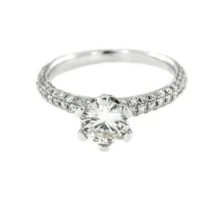 Roman Joyero Anillos<AINSA, anillo-solitario de oro y diamantes