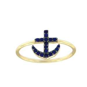 Roman Joyero Anillos<AITANA, anillo en plata de ley y lapislázuli