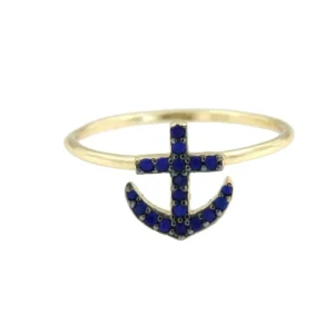 Roman Joyero Anillos<AITANA, anillo en plata de ley y lapislázuli