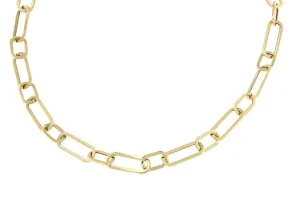 Roman Joyero Cadenas Y Gargantillas<ALBA gargantilla eslabones ovalados en 2 tamaños oro amarillo 18 ktes