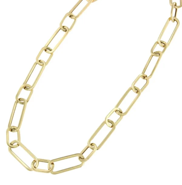 Roman Joyero Cadenas Y Gargantillas<ALBA gargantilla eslabones ovalados en 2 tamaños oro amarillo 18 ktes