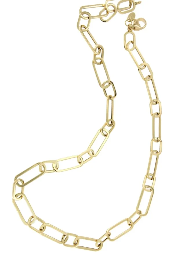 Roman Joyero Cadenas Y Gargantillas<ALBA gargantilla eslabones ovalados en 2 tamaños oro amarillo 18 ktes
