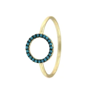 Roman Joyero Anillos<ALBANA, anillo en plata de ley con turquesas