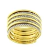 Roman Joyero Anillos<ALEXANDR, anillo de plata ancho con circonitas