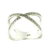 Roman Joyero Anillos<ALHELI, anillo de plata con circonitas.