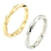 Roman Joyero Anillos<Alianza de boda BENU oro 18 ktes hueca facetada redondeada
