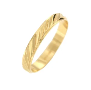 Roman Joyero Anillos<Alianza de boda MERAL oro amarillo de 18 ktes gallones cejados