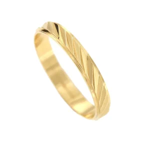 Roman Joyero Anillos<Alianza de boda MERAL oro amarillo de 18 ktes gallones cejados