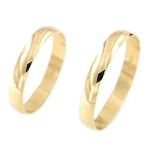 Roman Joyero Anillos<Alianza de Boda PRODIGIUM en media caña oro 18 ktes 3’00 mm