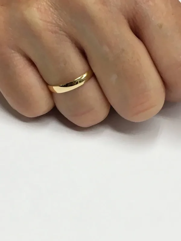 Roman Joyero Anillos<Alianza de Boda PRODIGIUM en media caña oro 18 ktes 3’00 mm