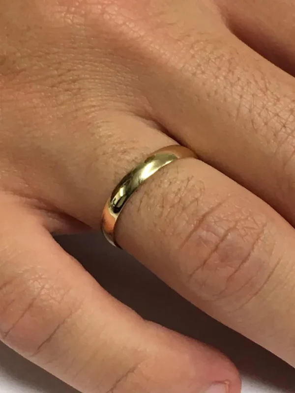 Roman Joyero Anillos<Alianza de Boda PRODIGIUM en media caña oro 18 ktes 3’00 mm