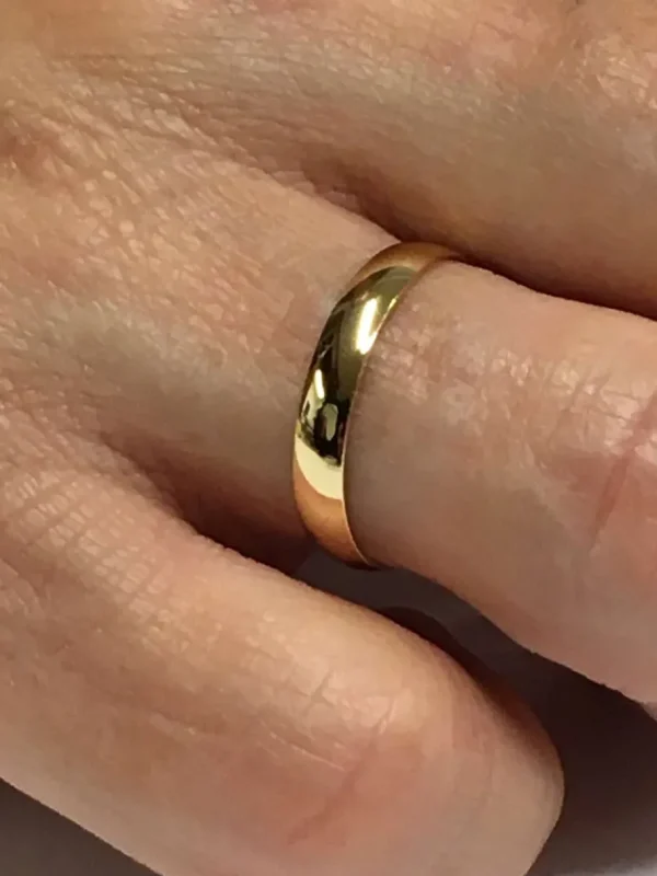 Roman Joyero Anillos<Alianza de Boda PRODIGIUM en media caña oro 18 ktes 3’00 mm