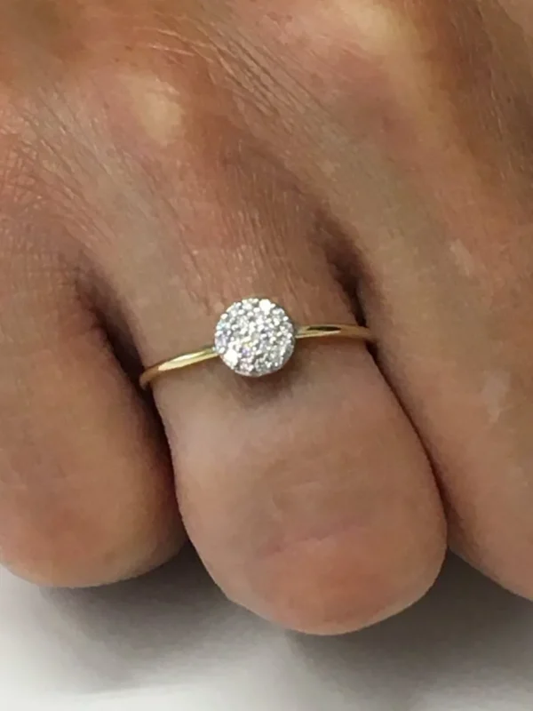 Roman Joyero Anillos<Alianza de oro amarillo AYDAN con diamantes