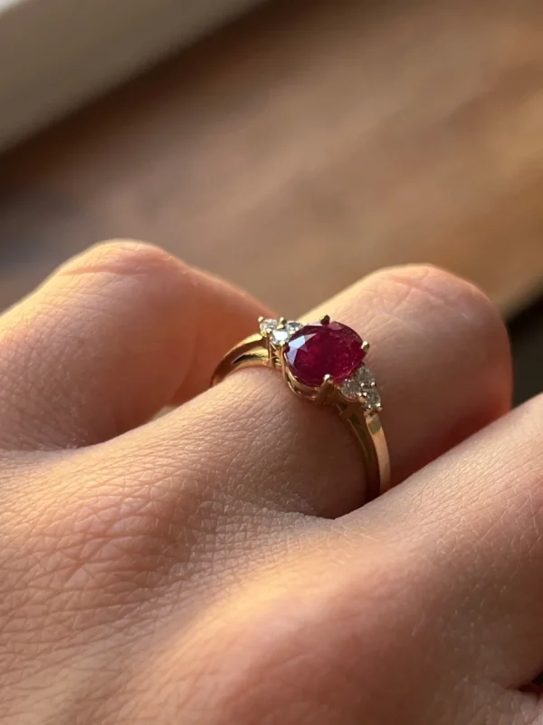 Roman Joyero Anillos<Alianza de oro blanco ALIF con brillantes y rubí, zafiro o esmeralda