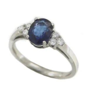 Roman Joyero Anillos<Alianza de oro blanco ALIF con brillantes y rubí, zafiro o esmeralda