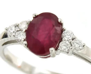 Roman Joyero Anillos<Alianza de oro blanco ALIF con brillantes y rubí, zafiro o esmeralda