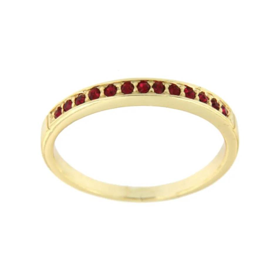 alianza_de_plata_con_cuar_0.webp Roman Joyero Anillos<Alianza de plata con cuarzo rojo