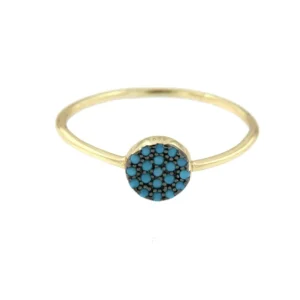 Roman Joyero Anillos<ALINA, anillo en plata de ley con turquesas