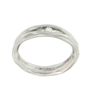 Roman Joyero Anillos<ALMEZ, anillo en plata de ley con circonitas.