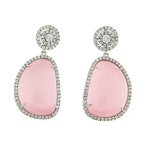 Roman Joyero Pendientes<ALOYSHA, pendientes de plata con piedra y circonitas