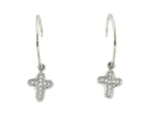 Roman Joyero Pendientes<ALPES, pendientes de plata de ley rodiada.