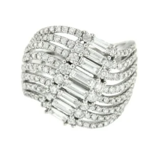 Roman Joyero Anillos<ANCORA, anillo de oro blanco y diamantes