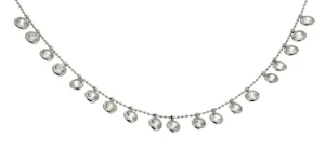 Roman Joyero Cadenas Y Gargantillas<ANDREY, gargantilla de plata con bolitas y circonitas