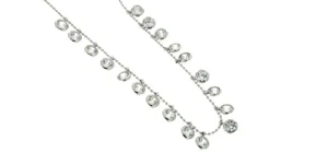 Roman Joyero Cadenas Y Gargantillas<ANDREY, gargantilla de plata con bolitas y circonitas