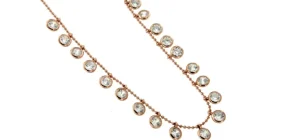 Roman Joyero Cadenas Y Gargantillas<ANDREY, gargantilla de plata con bolitas y circonitas