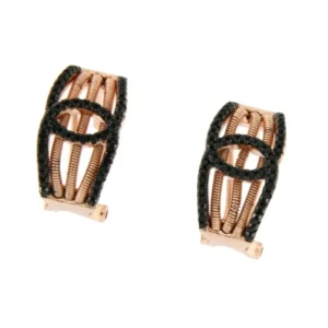 Roman Joyero Pendientes<ANIELKA, pendientes cortos de plata con circonitas