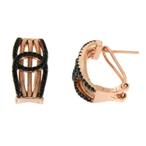 Roman Joyero Pendientes<ANIELKA, pendientes cortos de plata con circonitas