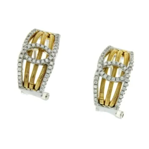 Roman Joyero Pendientes<ANIELKA, pendientes cortos de plata con circonitas