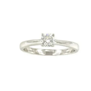 Roman Joyero Anillos<Anillo AIX-EN-PROVENCE solitario brillante en oro blanco 18 ktes