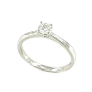 Roman Joyero Anillos<Anillo AIX-EN-PROVENCE solitario brillante en oro blanco 18 ktes