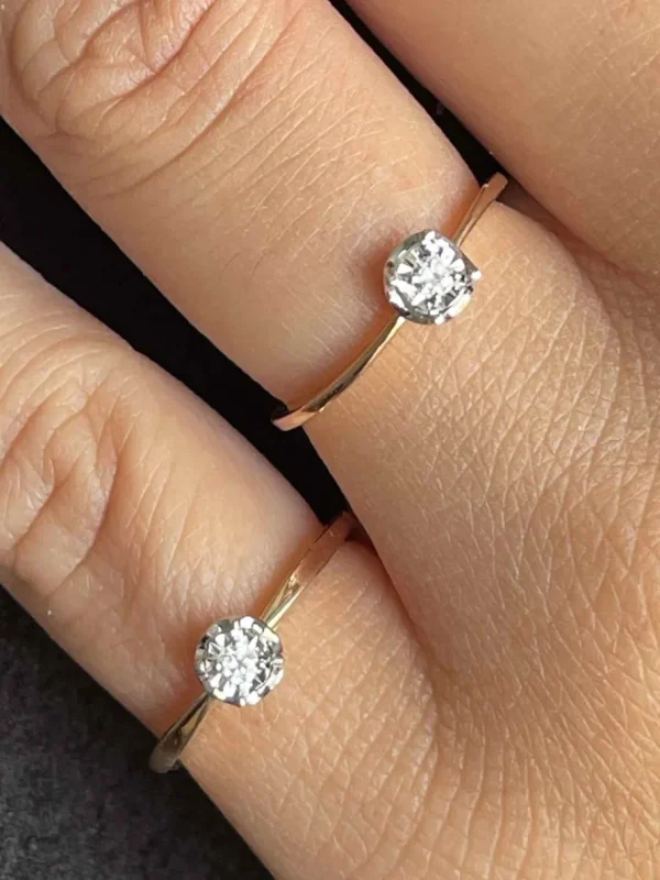 Roman Joyero Anillos<Anillo AVIGNON solitario diamante talla brillante en oro rosa 18 ktes.