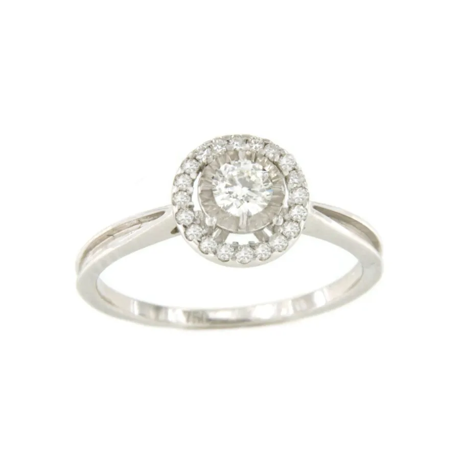 anillo_bastia_solitario_c_0.webp Roman Joyero Anillos<Anillo BASTIA solitario con orla de brillante en oro blanco 18 ktes