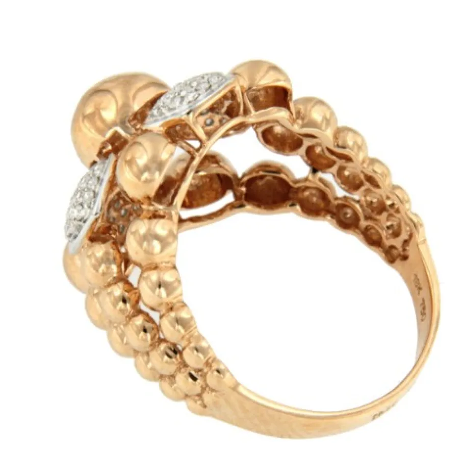 anillo_bolas_pink_en_oro__4.webp Roman Joyero Anillos<Anillo bolas PINK en oro con brillantes