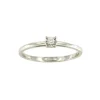 Roman Joyero Anillos<Anillo BREST solitario de brillante en oro blanco de 18 kilates.