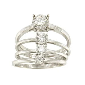 Roman Joyero Anillos<Anillo BREST solitario de brillante en oro blanco de 18 kilates.