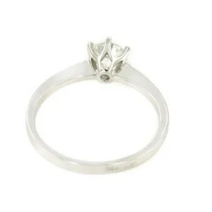 Roman Joyero Anillos<Anillo CALAIS solitario de brillante seis garras en oro blanco de 18 ktes
