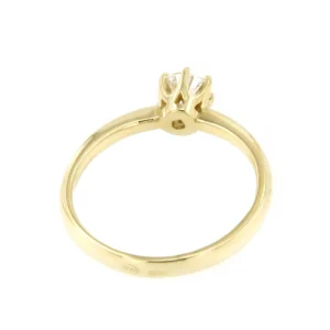 Roman Joyero Anillos<Anillo CALAIS solitario de brillante seis garras en oro blanco de 18 ktes