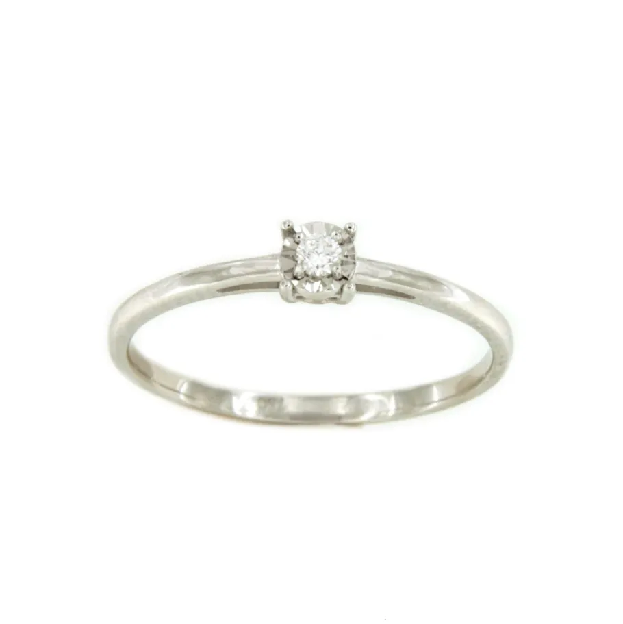 anillo_cannes_solitario_o_0.webp Roman Joyero Anillos<Anillo CANNES solitario oro blanco de 18 kilates con diamante talla brillante