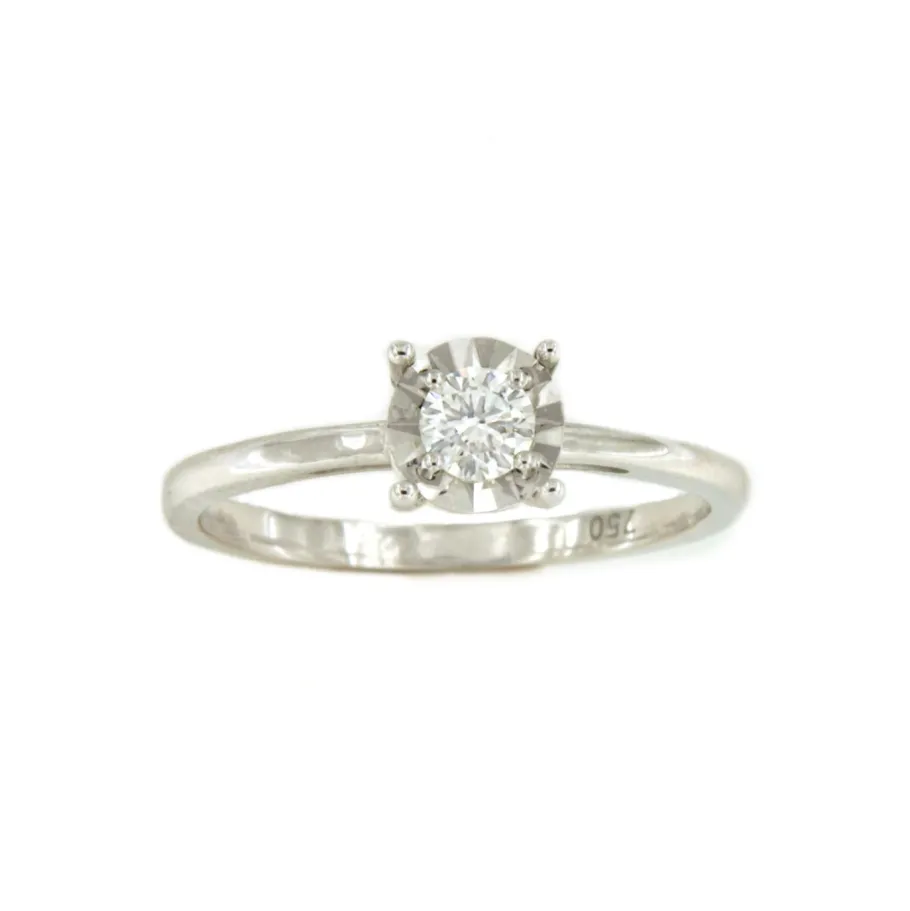 anillo_cannes_solitario_o_1.webp Roman Joyero Anillos<Anillo CANNES solitario oro blanco de 18 kilates con diamante talla brillante