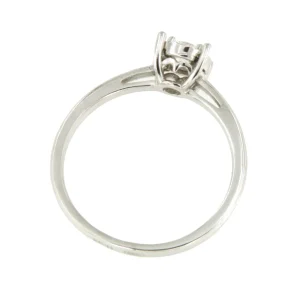 Roman Joyero Anillos<Anillo CANNES solitario oro blanco de 18 kilates con diamante talla brillante