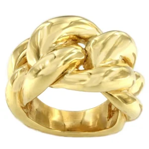 Roman Joyero Anillos<Anillo CAPOTE en oro amarillo de 18 kilates tipo barbado